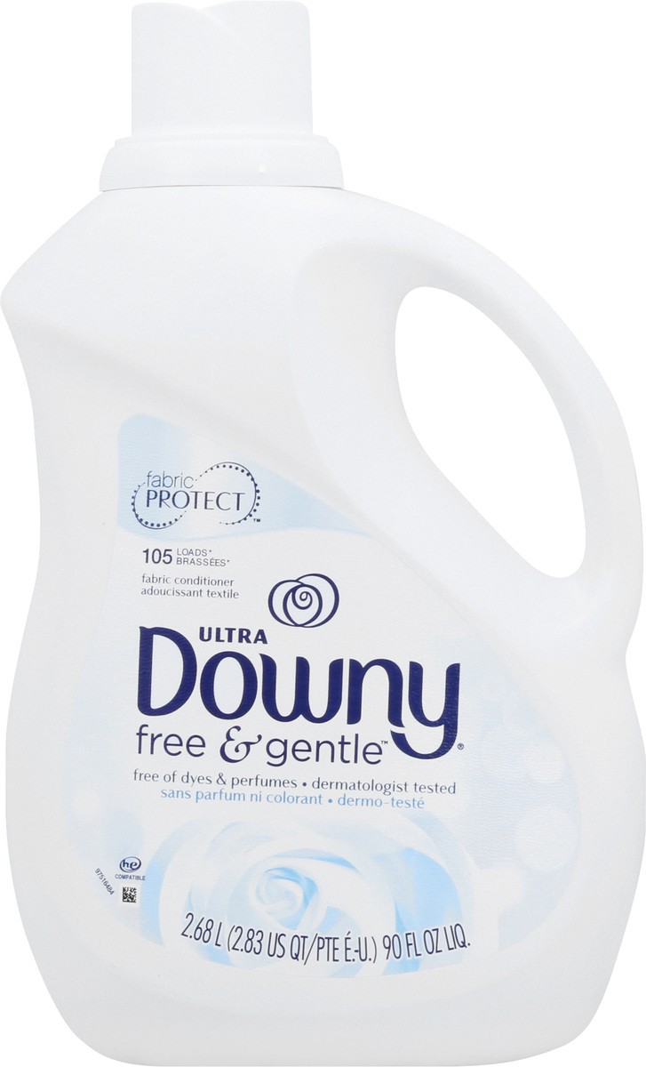 slide 4 of 12, Downy Ultra Downy Free & Gentle Fabric Conditioner 2.68 lt, 2.68 l