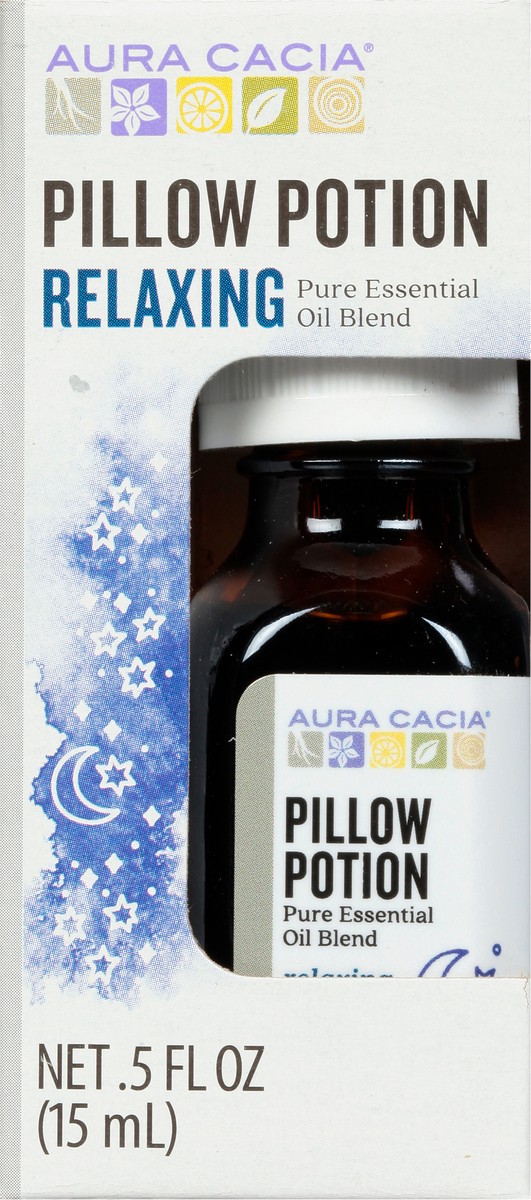 slide 12 of 13, Aura Cacia Relaxing Pillow Potion Essential Oil Blend 0.5 fl oz, 0.5 fl oz