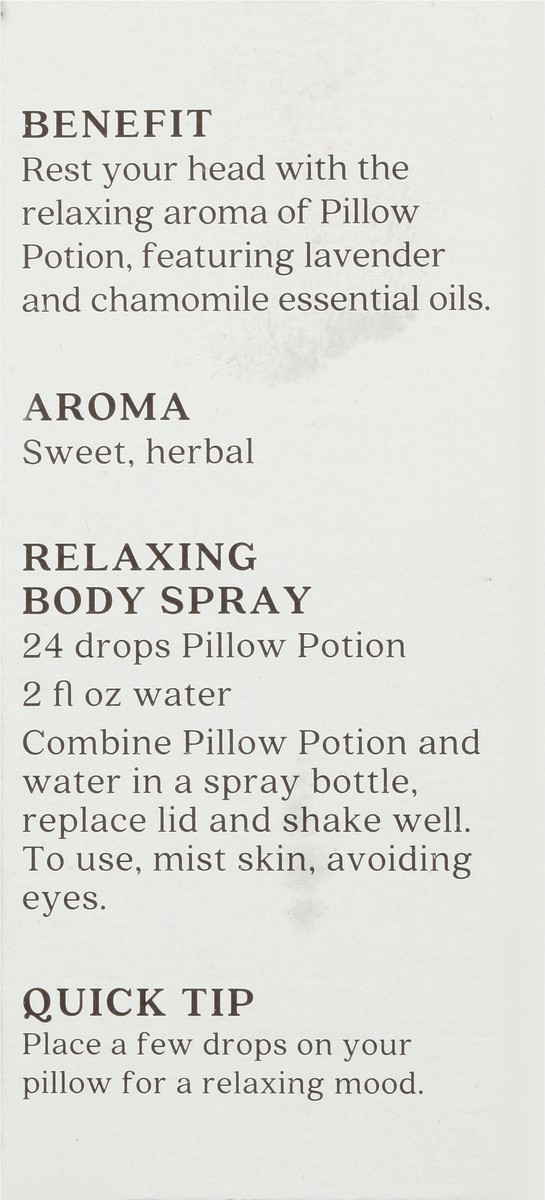 slide 6 of 13, Aura Cacia Relaxing Pillow Potion Essential Oil Blend 0.5 fl oz, 0.5 fl oz