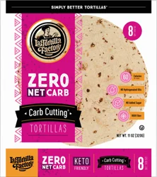La Tortilla Factory Zero Net Carb Cutting Tortillas