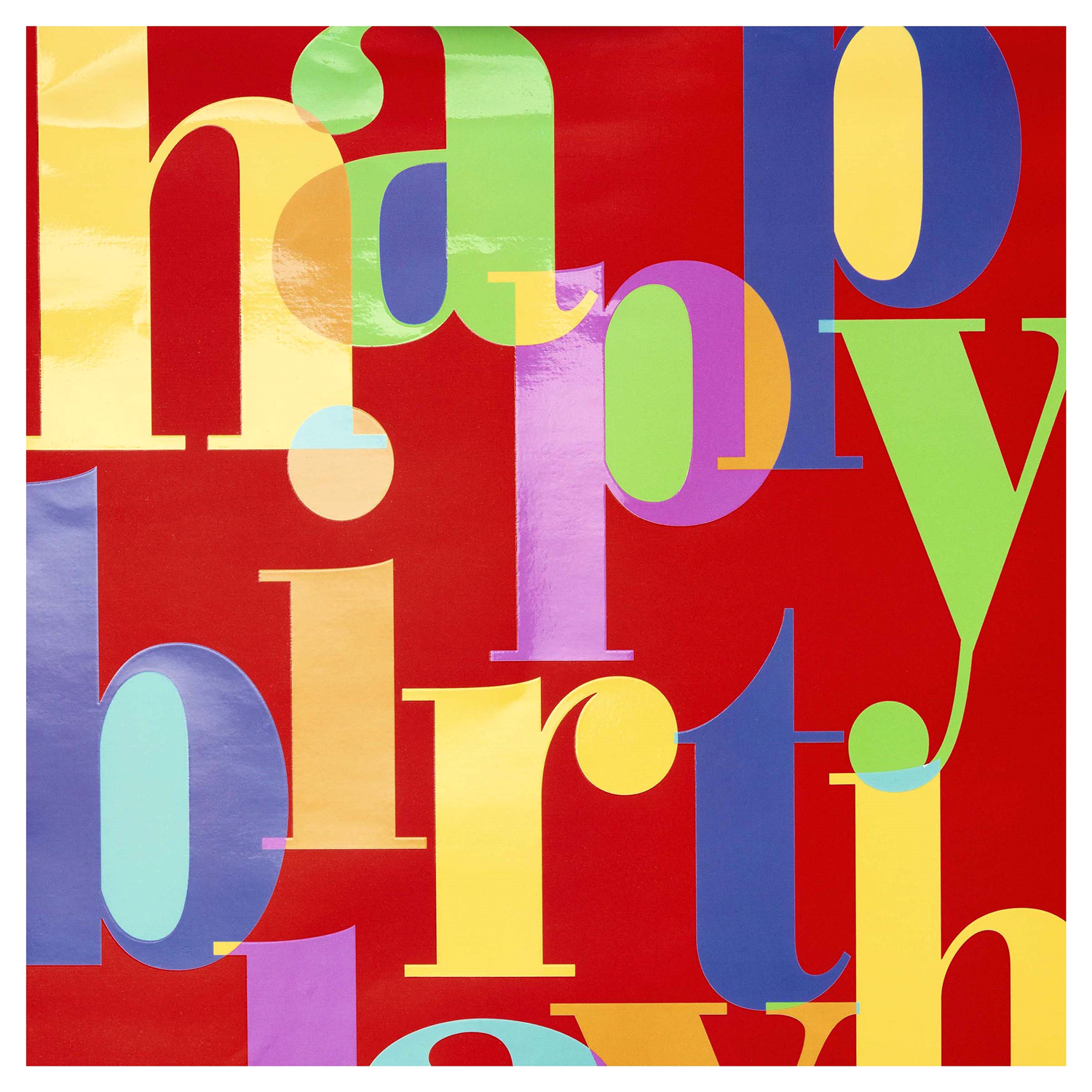 slide 3 of 3, American Greetings Gift Bag, Birthday Lettering, 1 ct