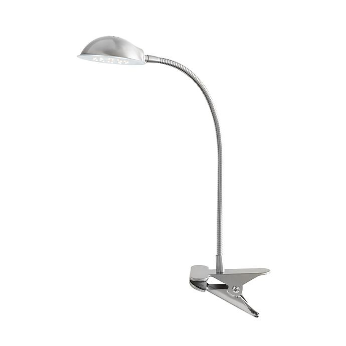 slide 1 of 1, Studio 3B Brushed Steel 24-LED Clip Lamp, 1 ct