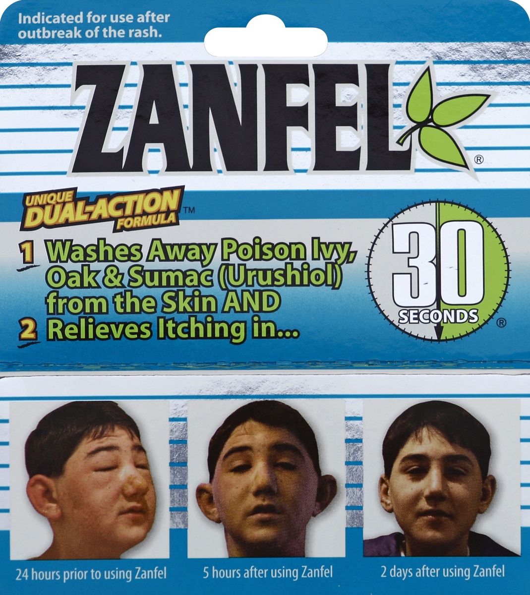 slide 3 of 5, Zanfel Unique Dual-Action Formula Poison Ivy Wash 1 oz, 1 oz