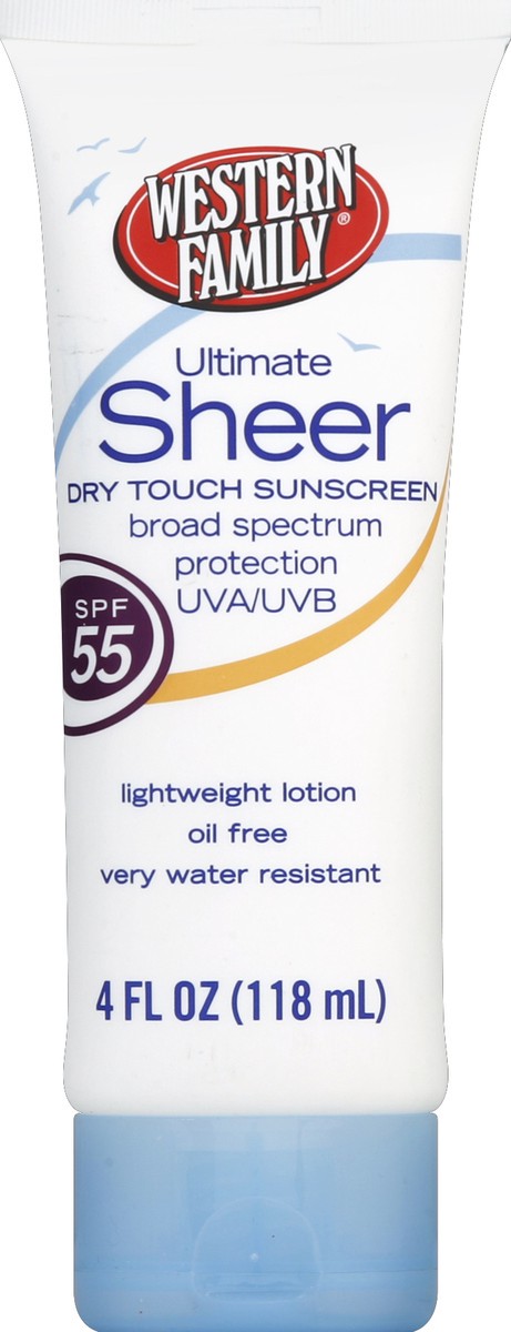 slide 2 of 3, Western Family Sunblock Ultimate Lotion SPF 55, 1 ct