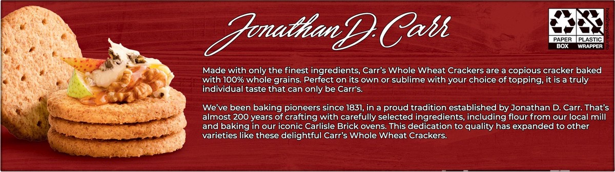 slide 5 of 13, Carr's Crackers, Whole Wheat, 7 oz, 7 oz
