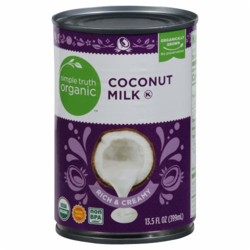 slide 1 of 4, Simple Truth Organic Coconut Milk, 13.5 fl oz