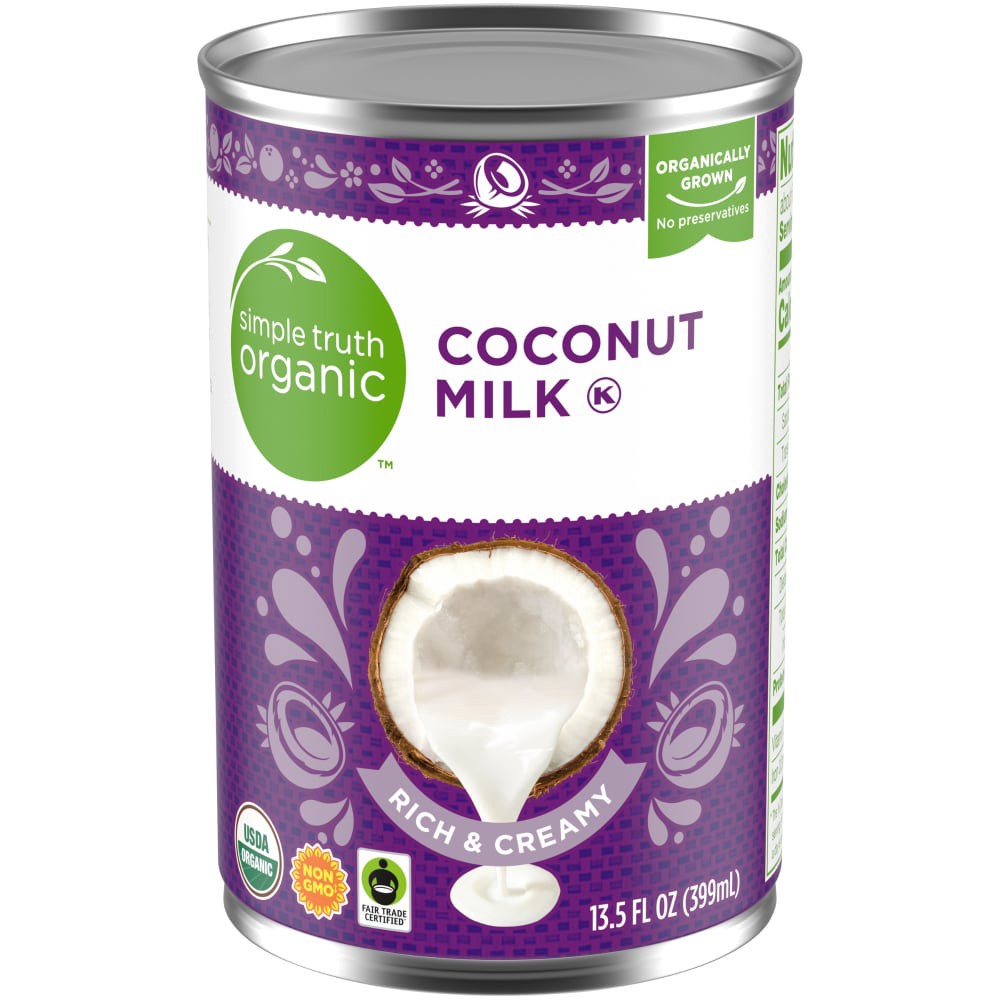 slide 1 of 4, Simple Truth Organic Coconut Milk, 13.5 fl oz