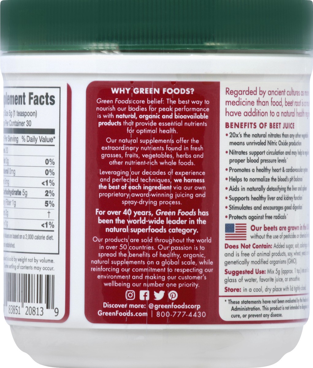 slide 9 of 10, Green Foods Juice Powder 5.3 oz, 5.3 oz