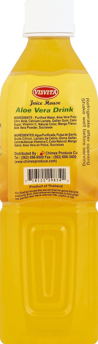 slide 4 of 5, Visvita Aloe Vera Drink - 16.9 fl oz, 16.9 fl oz