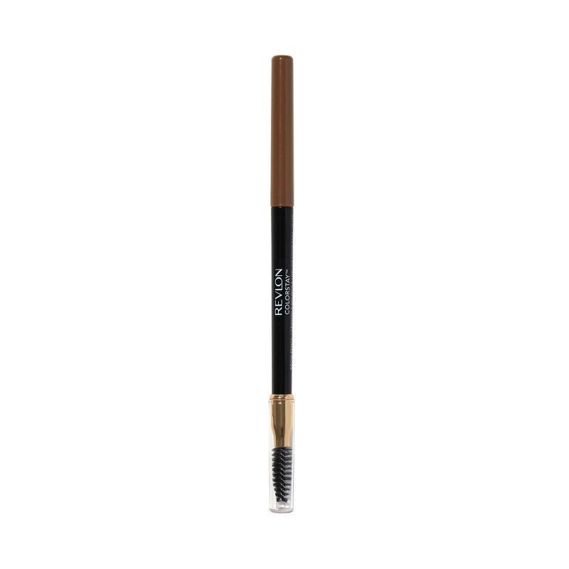 slide 8 of 10, Revlon ColorStay Waterproof Brow Pencil with Brush and Angled Tip - 210 Soft Brown - 0.012oz, 0.012 oz