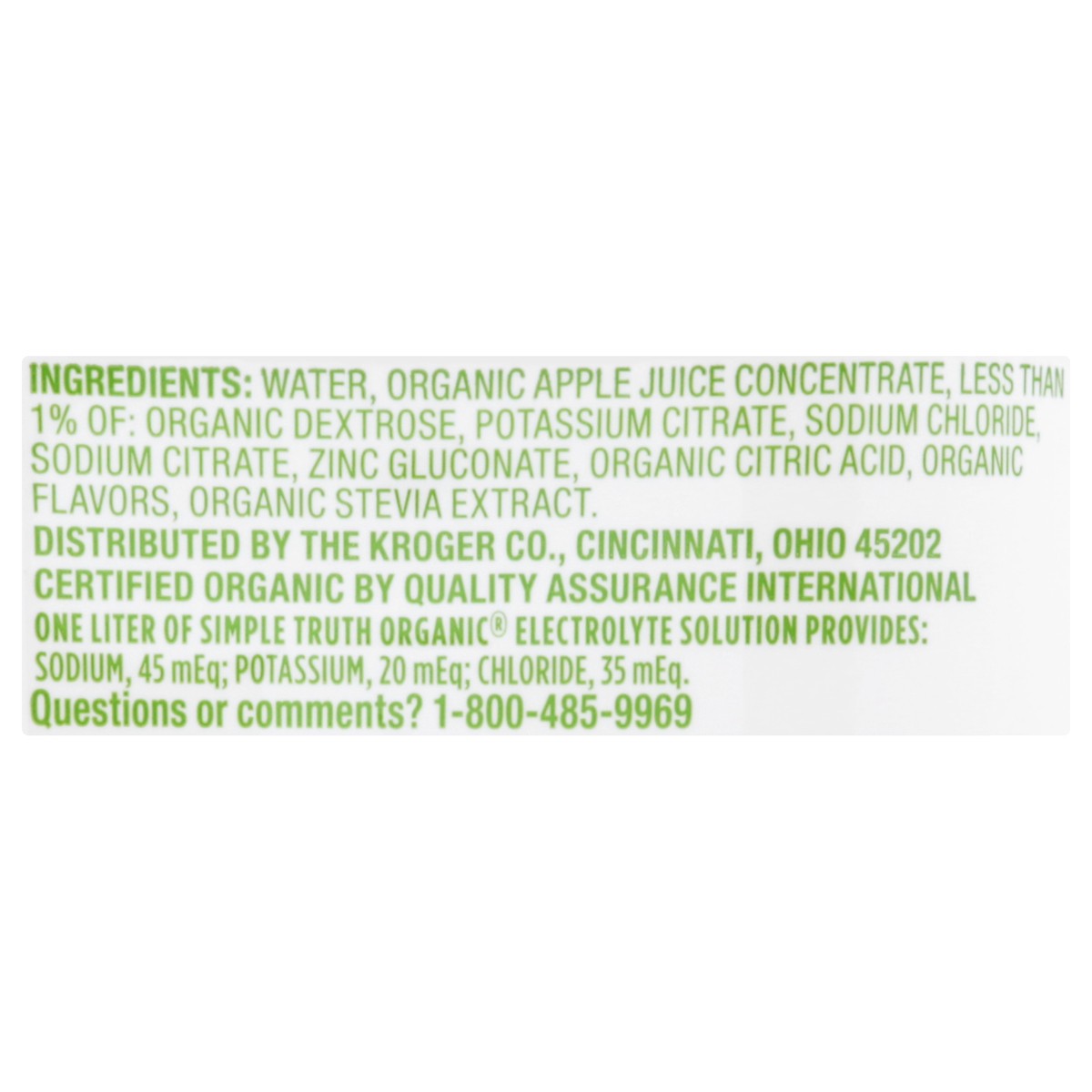 slide 5 of 10, Simple Truth Organic Lemon Berry Electrolyte Solution 33.8 oz, 33.8 oz