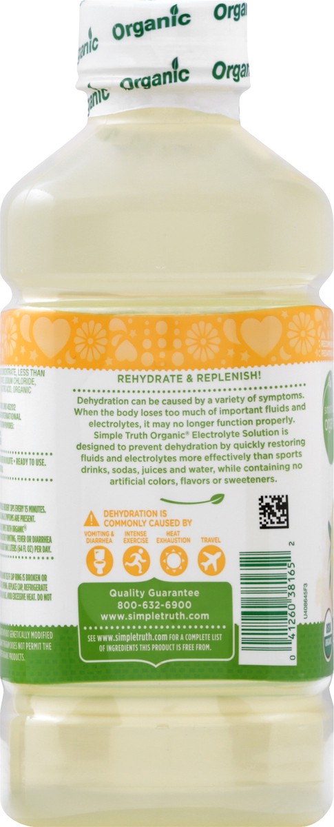 slide 2 of 10, Simple Truth Organic Lemon Berry Electrolyte Solution 33.8 oz, 33.8 oz