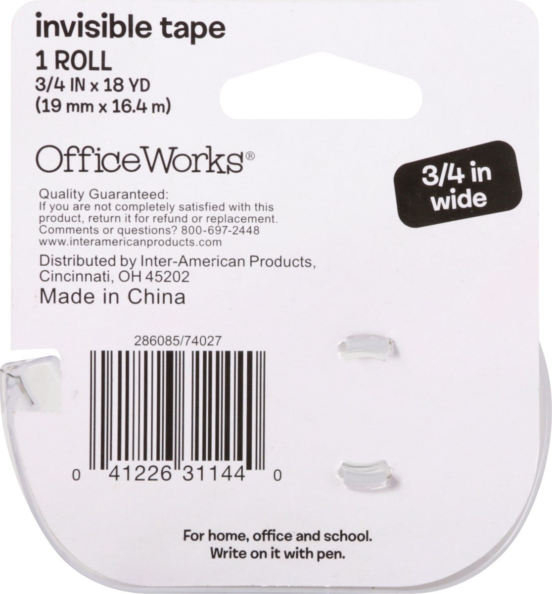 slide 6 of 11, Officeworks Invisible Tape 1 ea, 1 ct