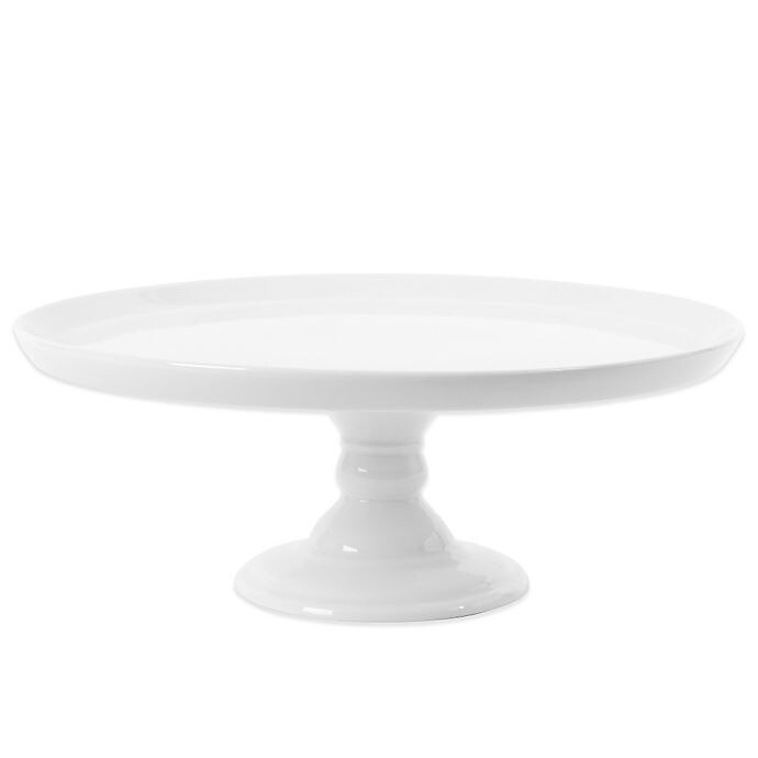 slide 1 of 2, Everyday White by Fitz and Floyd Large Footed Cake Stand, 1 ct