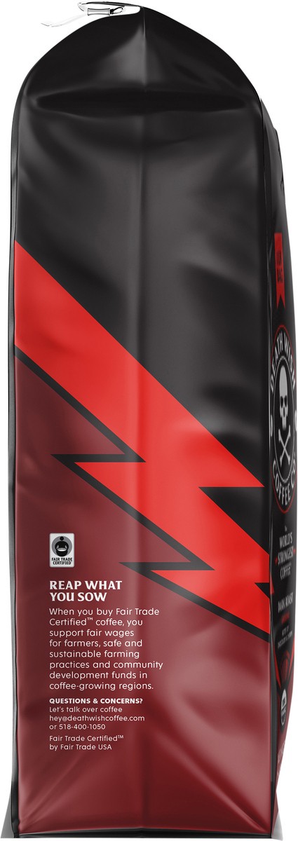 slide 5 of 6, Death Wish Coffee Co. Death Wish Coffee - Whole Bean, 16 oz