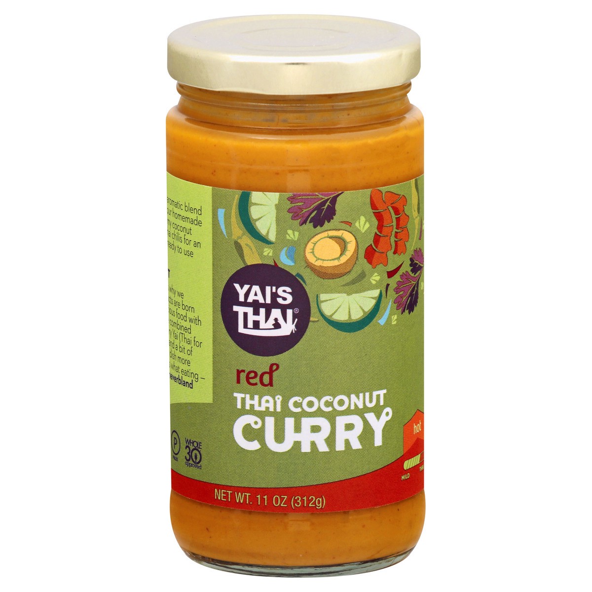 slide 2 of 9, Yai's Thai Red Hot Thai Coconut Curry 11 oz, 11 oz