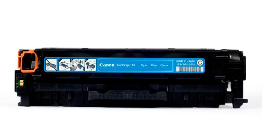 slide 3 of 5, Canon 118, Cyan Toner Cartridge (2661B001Aa), 1 ct