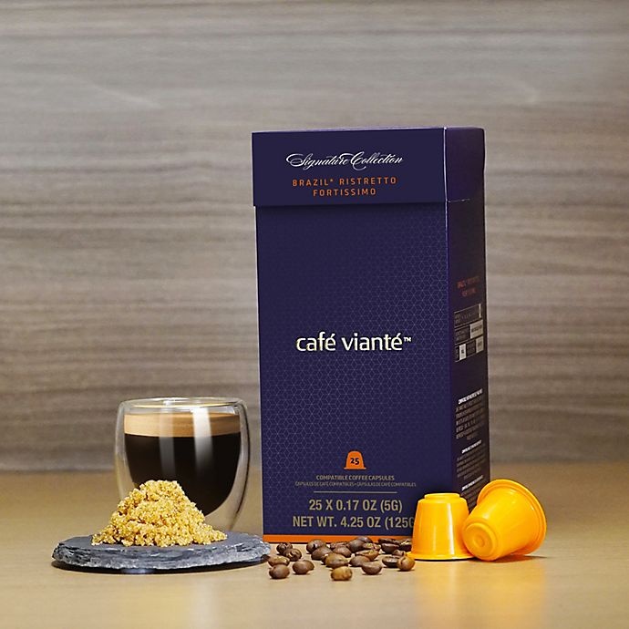 slide 3 of 3, Café Vianté Brazil Ristretto Fortissimo Coffee Capsules, 25 ct