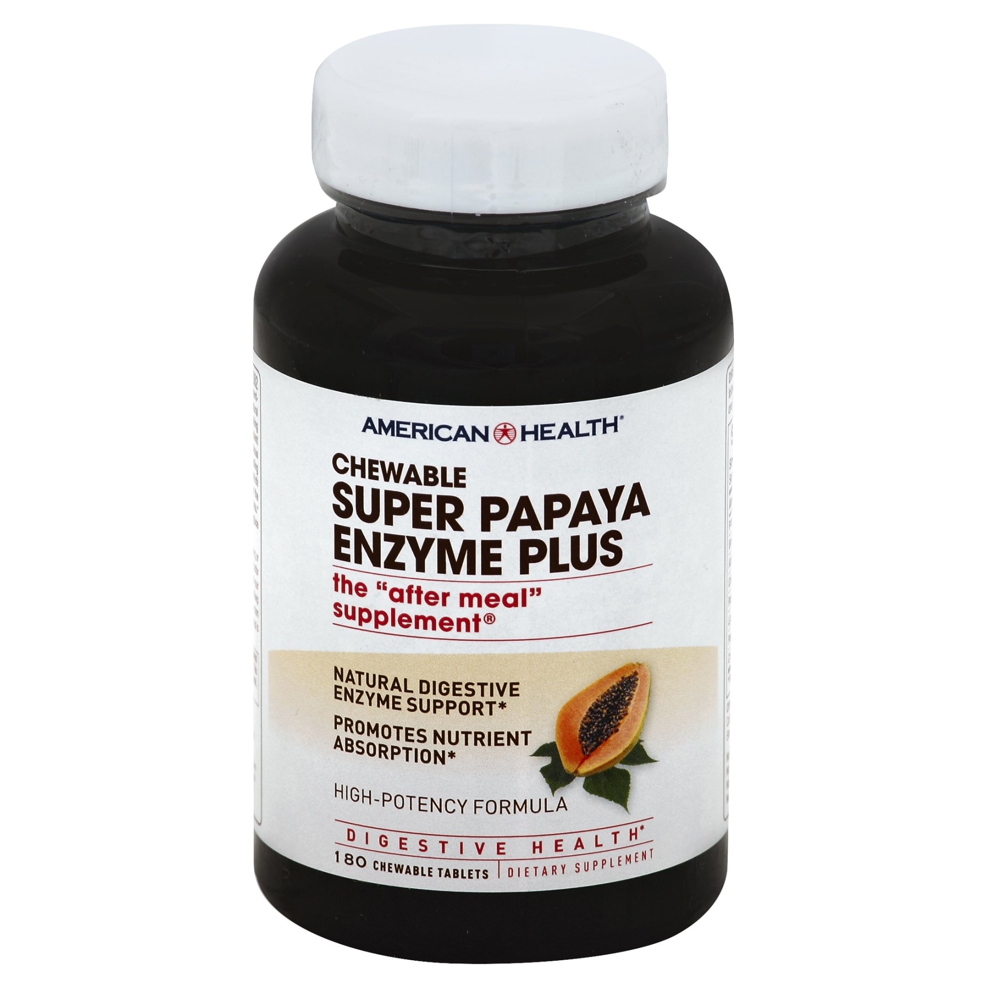 slide 1 of 1, American Health Super Papaya Enzyme Plus, 1 ct