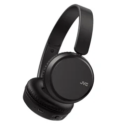 JVC HAS36WB Flat Foldable On-Ear Wireless Headphones - Black