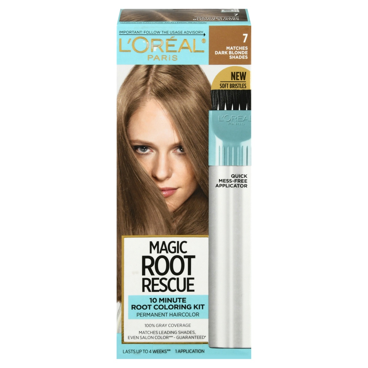 slide 1 of 7, L'Oréal Root Rescue Permanent Hair Color - 7 Dark Blonde, 1 ct