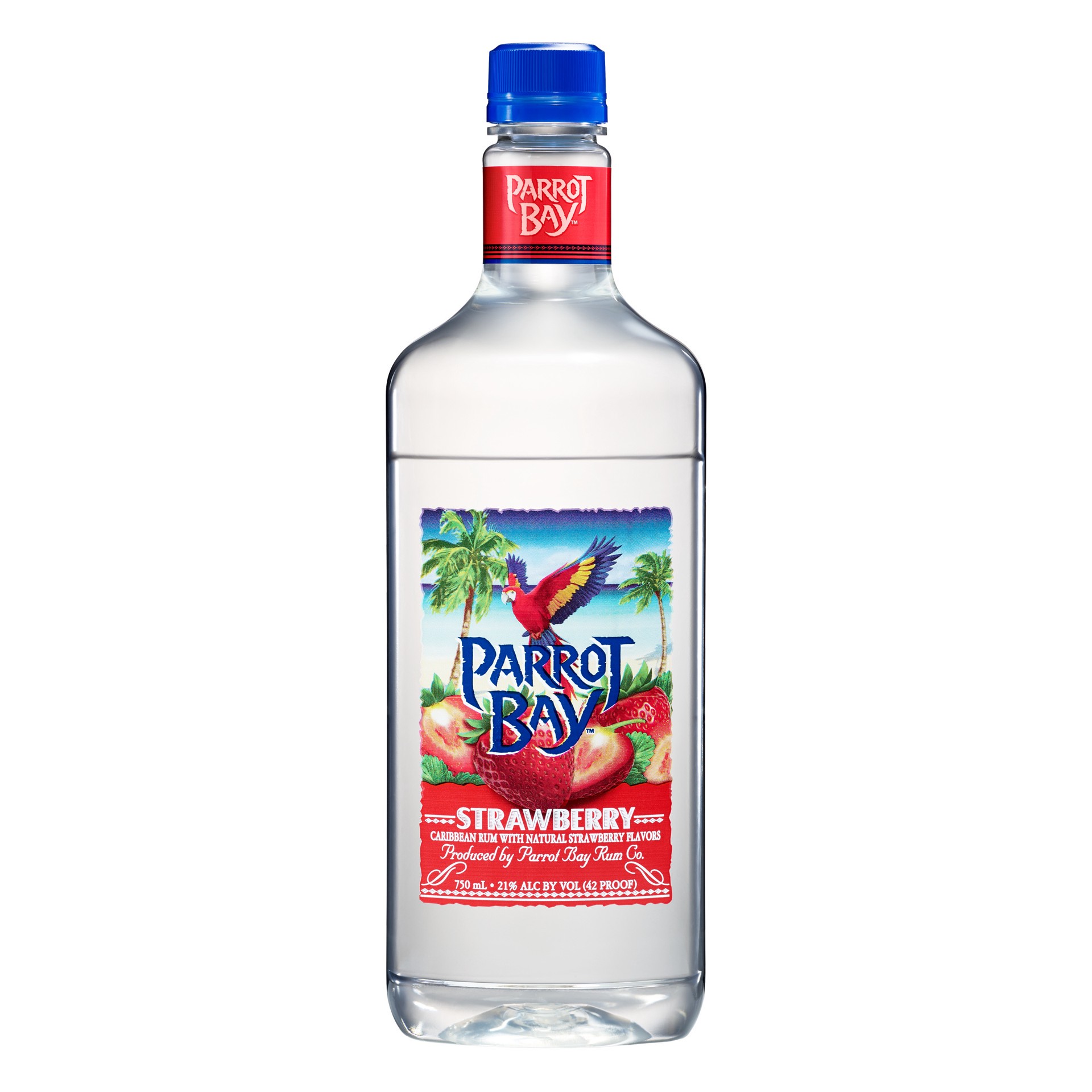 slide 1 of 3, Parrot Bay Rum Strawberry, 750 ml