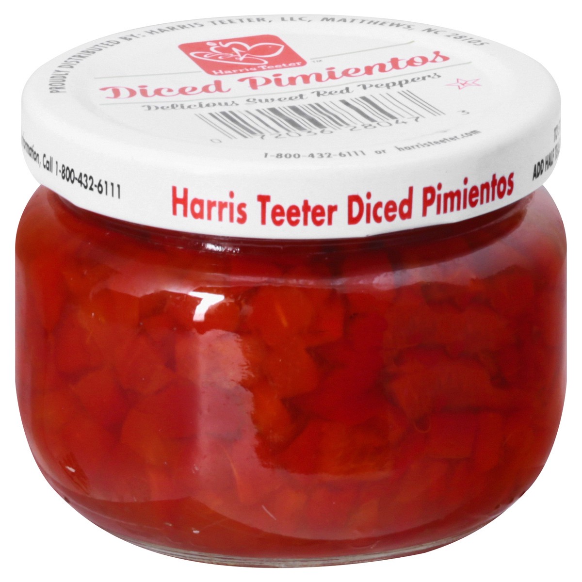 slide 10 of 10, Harris Teeter Pimientos - Diced, 4 oz