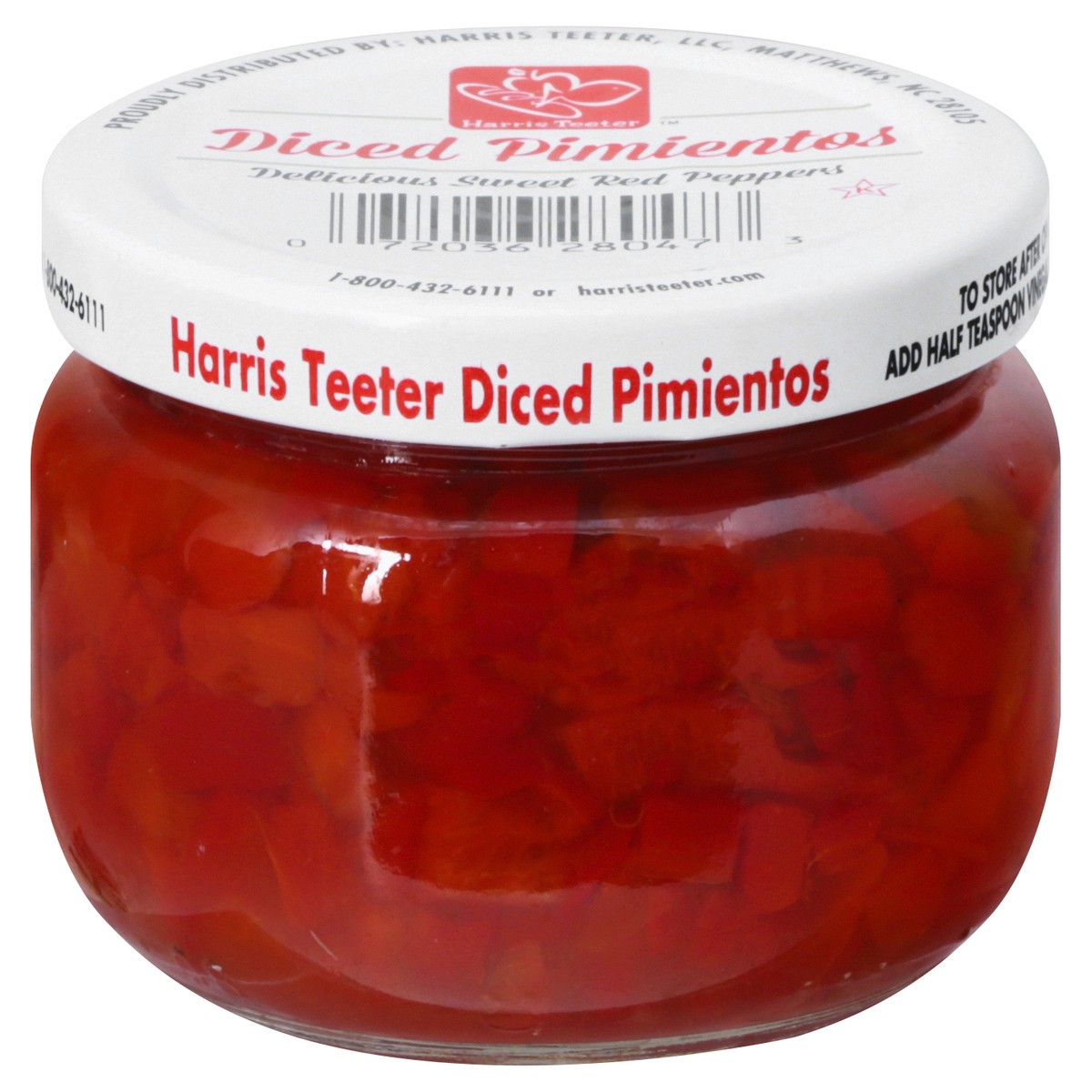 slide 6 of 10, Harris Teeter Pimientos - Diced, 4 oz