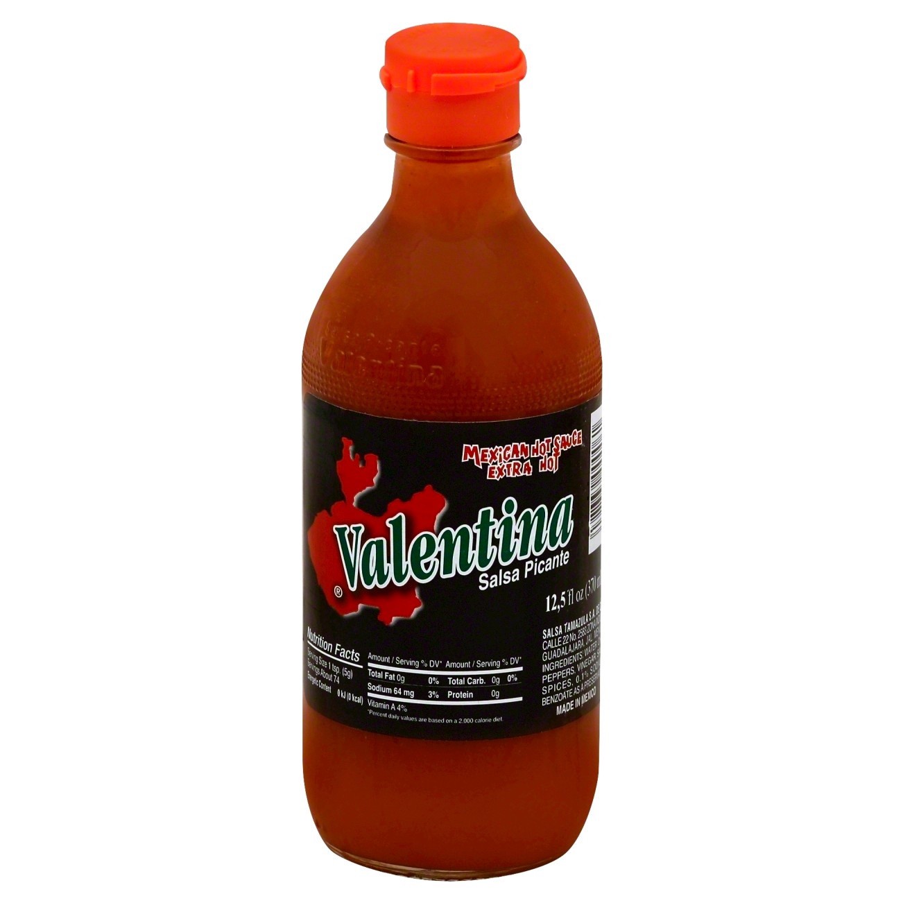 slide 1 of 3, Valentina Mexican Hot Sauce Extra Hot 15.5oz, 15.5 oz