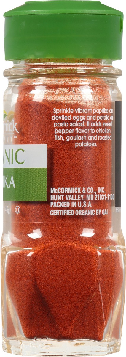 slide 6 of 7, McCormick Gourmet Organic Paprika, 1.62 oz, 1.62 oz