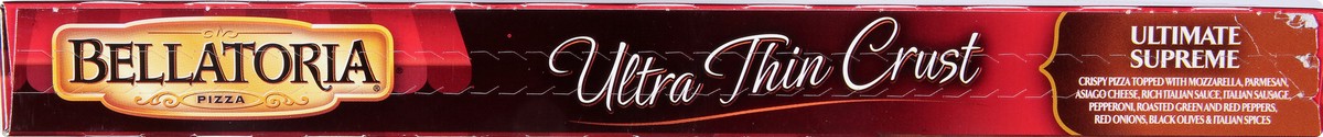 slide 9 of 9, Bellatoria Ultra Thin Crust Ultimate Supreme Pizza 21.71 oz, 21.71 oz