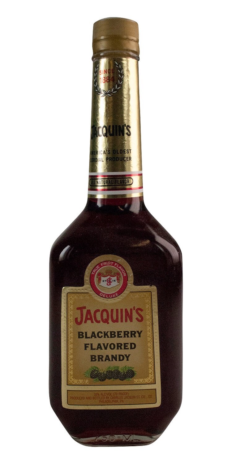 slide 1 of 1, Jacquin's Blackberry Flavored Brandy, 750 ml
