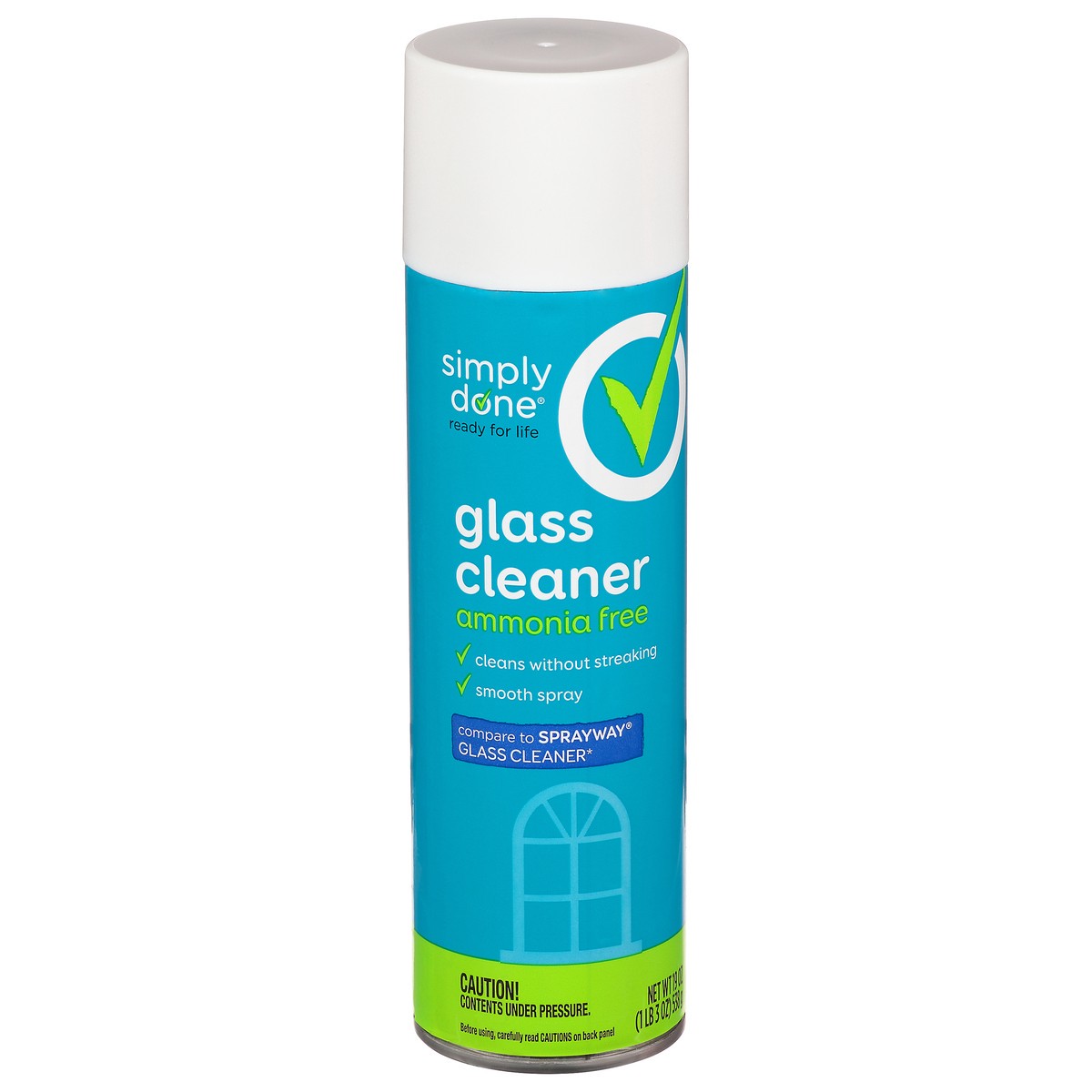 slide 2 of 9, Simply Done Ammonia Free Glass Cleaner 19 oz, 19 oz