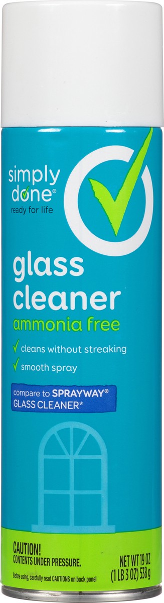 slide 6 of 9, Simply Done Ammonia Free Glass Cleaner 19 oz, 19 oz