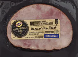 Hatfield Uncured Original Ham Steak 7 oz