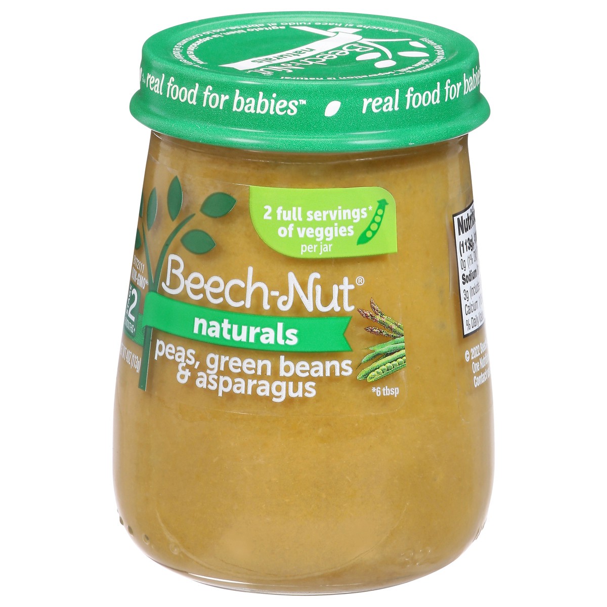 slide 13 of 14, Beech-Nut Naturals Stage 2 (6 Months+) Peas, Green Beans & Asparagus 4 oz, 4 oz