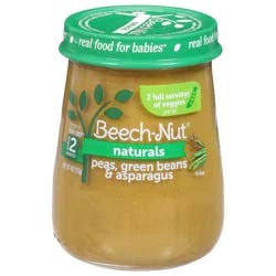 Beech-Nut Naturals Stage 2 (6+ months) Peas Green Beans & Asparagus 4 oz