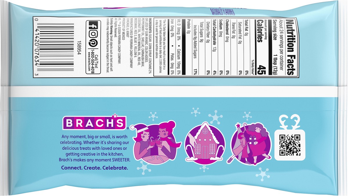 slide 5 of 13, Brach's Holiday Peppermint Crushed Candy Canes 10 oz, 10 oz