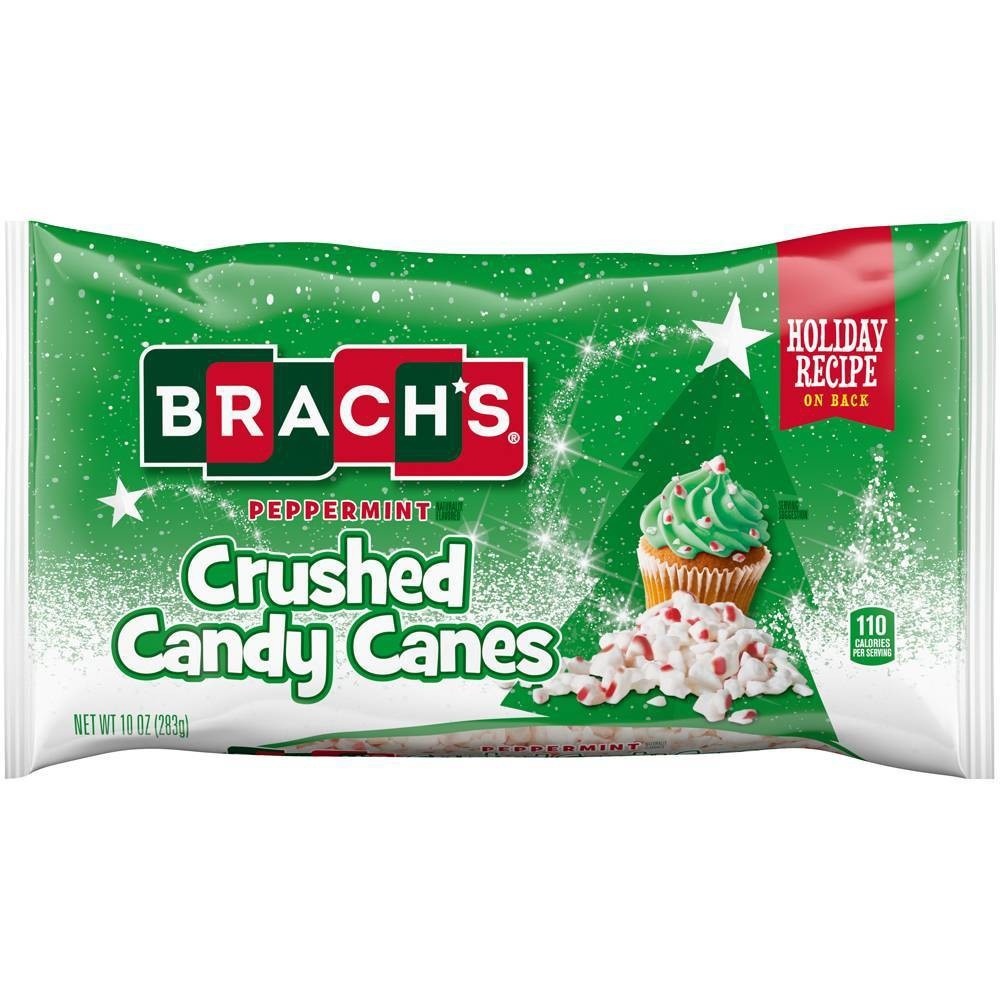 slide 1 of 1, Brach's Crushed Peppermint Candy Cane, 10 oz