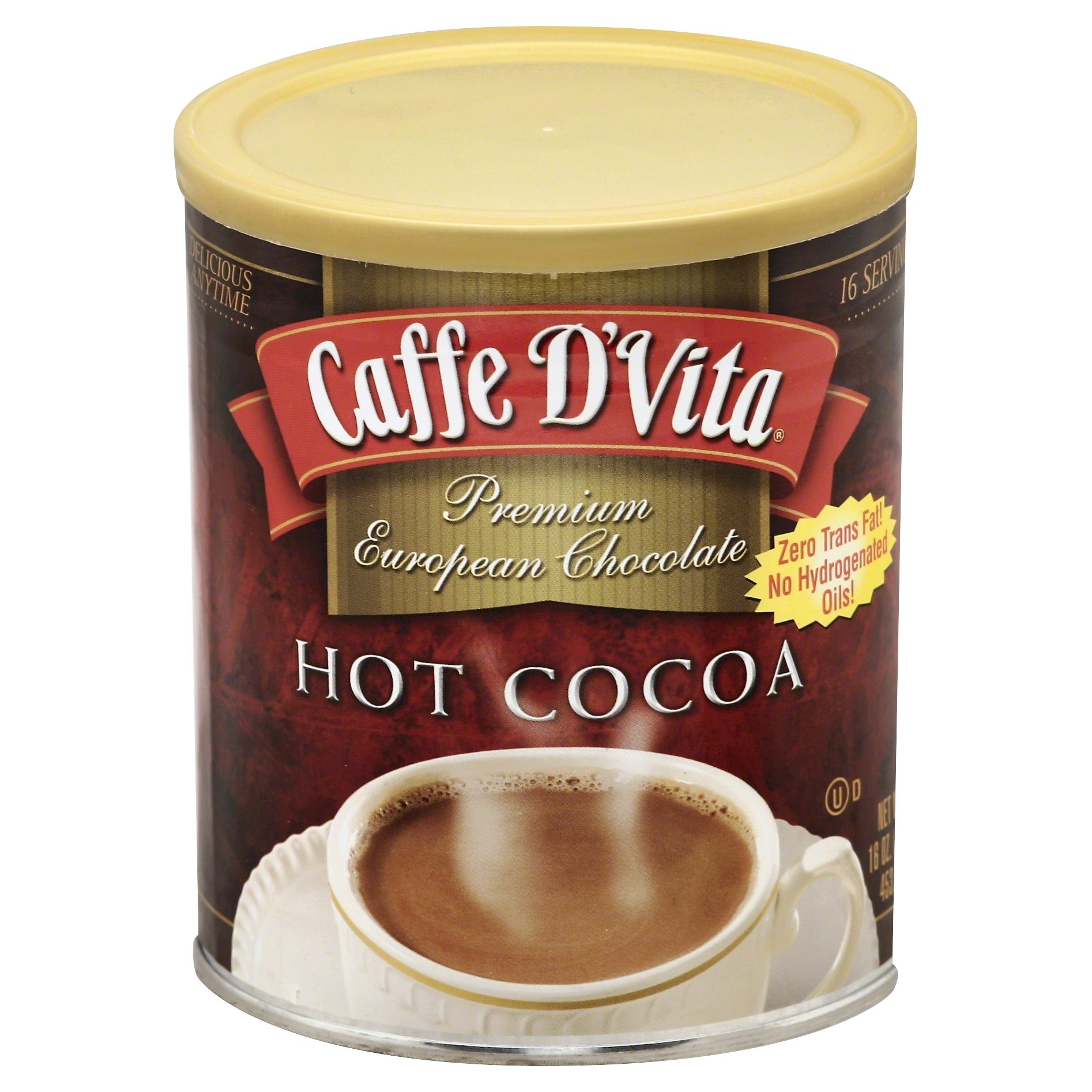 slide 1 of 1, Caffe D'Vita Hot Cocoa, 16 oz