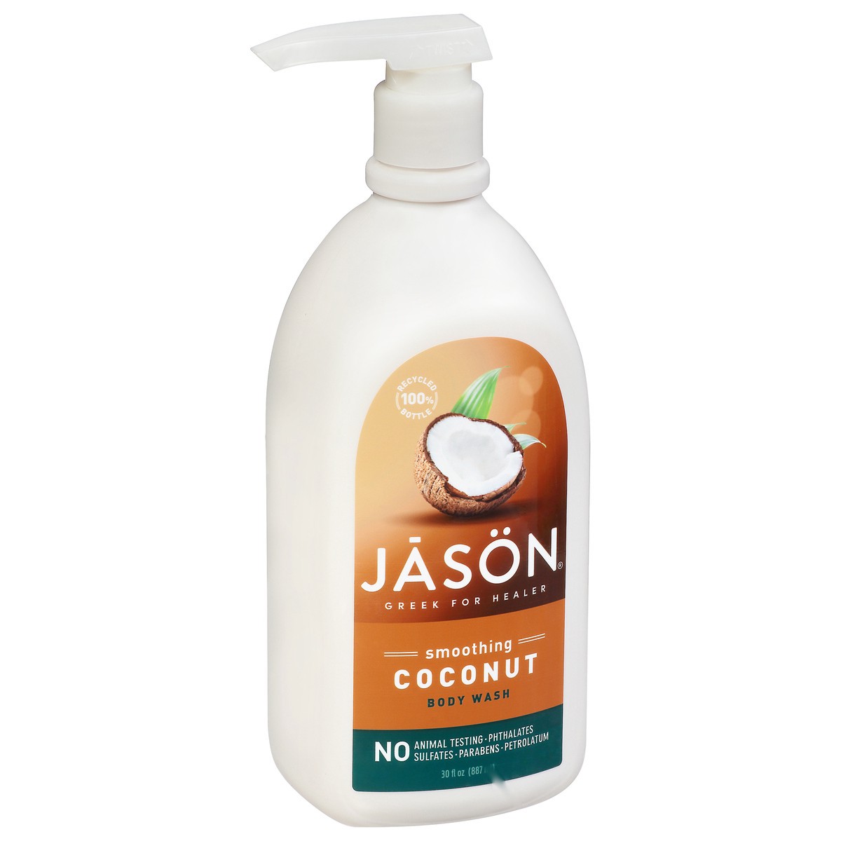 slide 10 of 13, Jason Smoothing Coconut Body Wash 30 fl oz, 30 oz