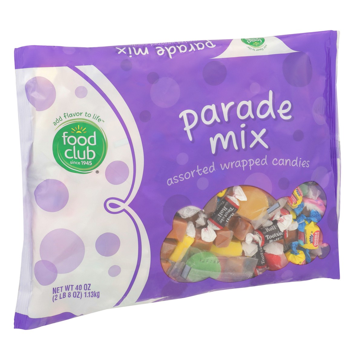 slide 2 of 9, Food Club Parade Mix Assorted Wrapped Candies, 40 oz