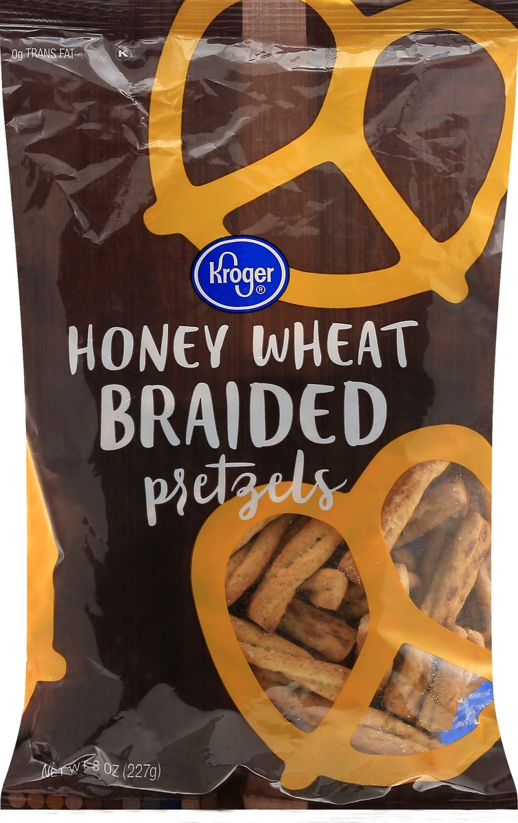 slide 11 of 11, Kroger Honey Wheat Braided Pretzels, 8 oz