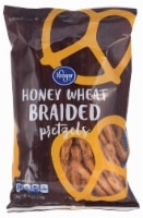 slide 1 of 1, Kroger Honey Wheat Braided Pretzels, 8 oz