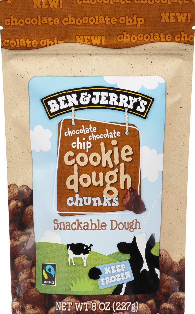 slide 6 of 9, Ben & Jerry's Dough Chunks Chocolate Chocolate Chip Cookie Dough Chunks, 8 oz, 8 oz