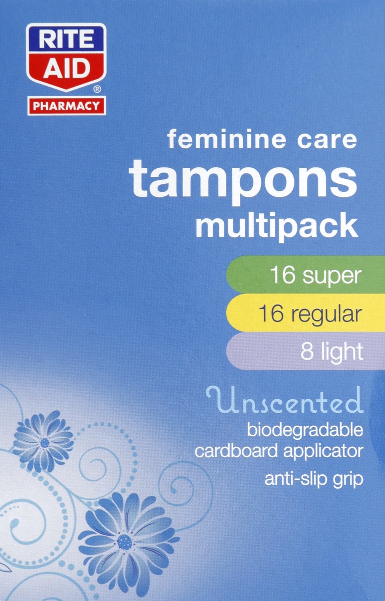 slide 3 of 6, Rite Aid Ra Tampon Multi Pack, 40 ct