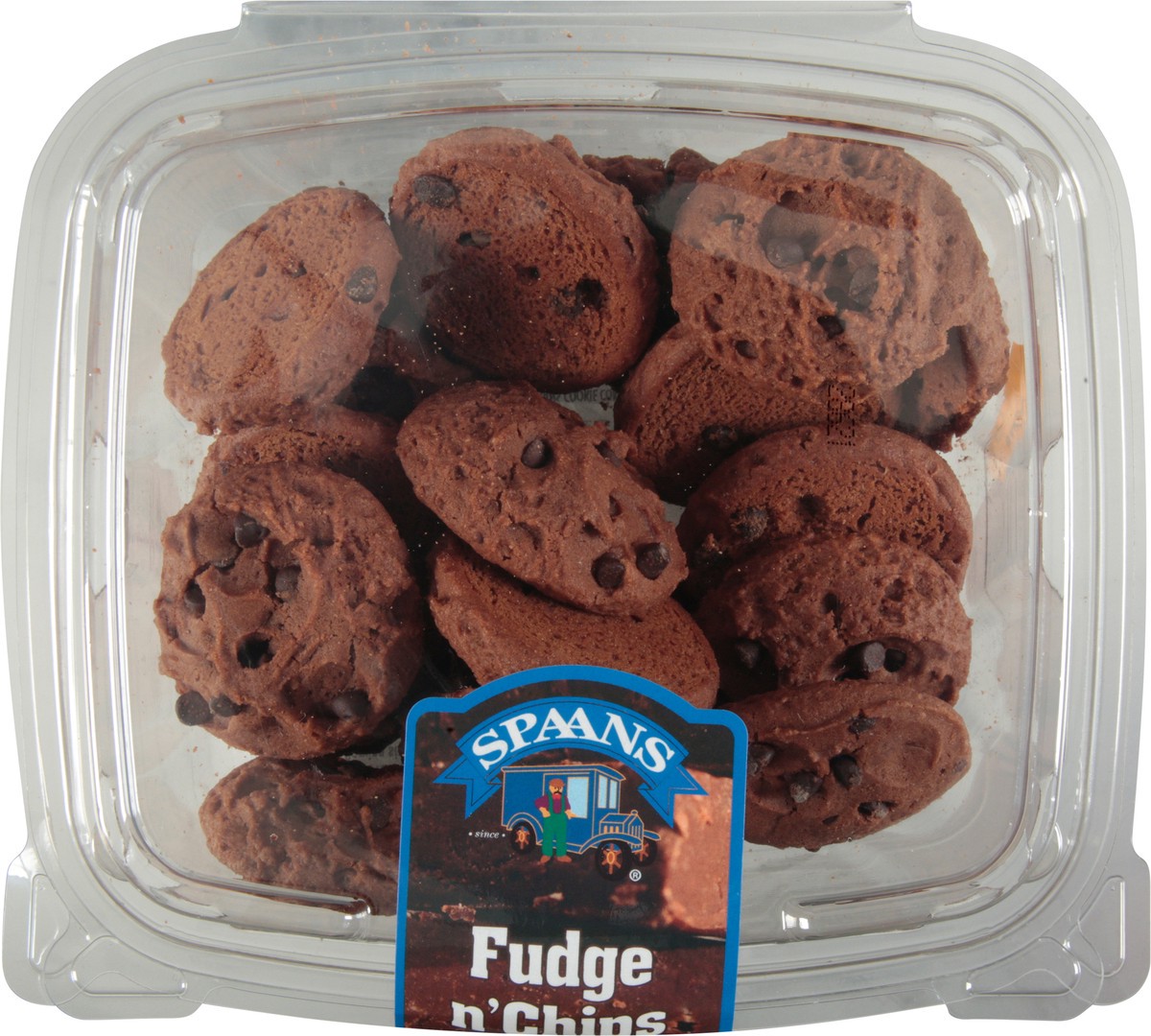 slide 1 of 14, Spaans Sugar Free Fudge Chip Cookies, 10 oz