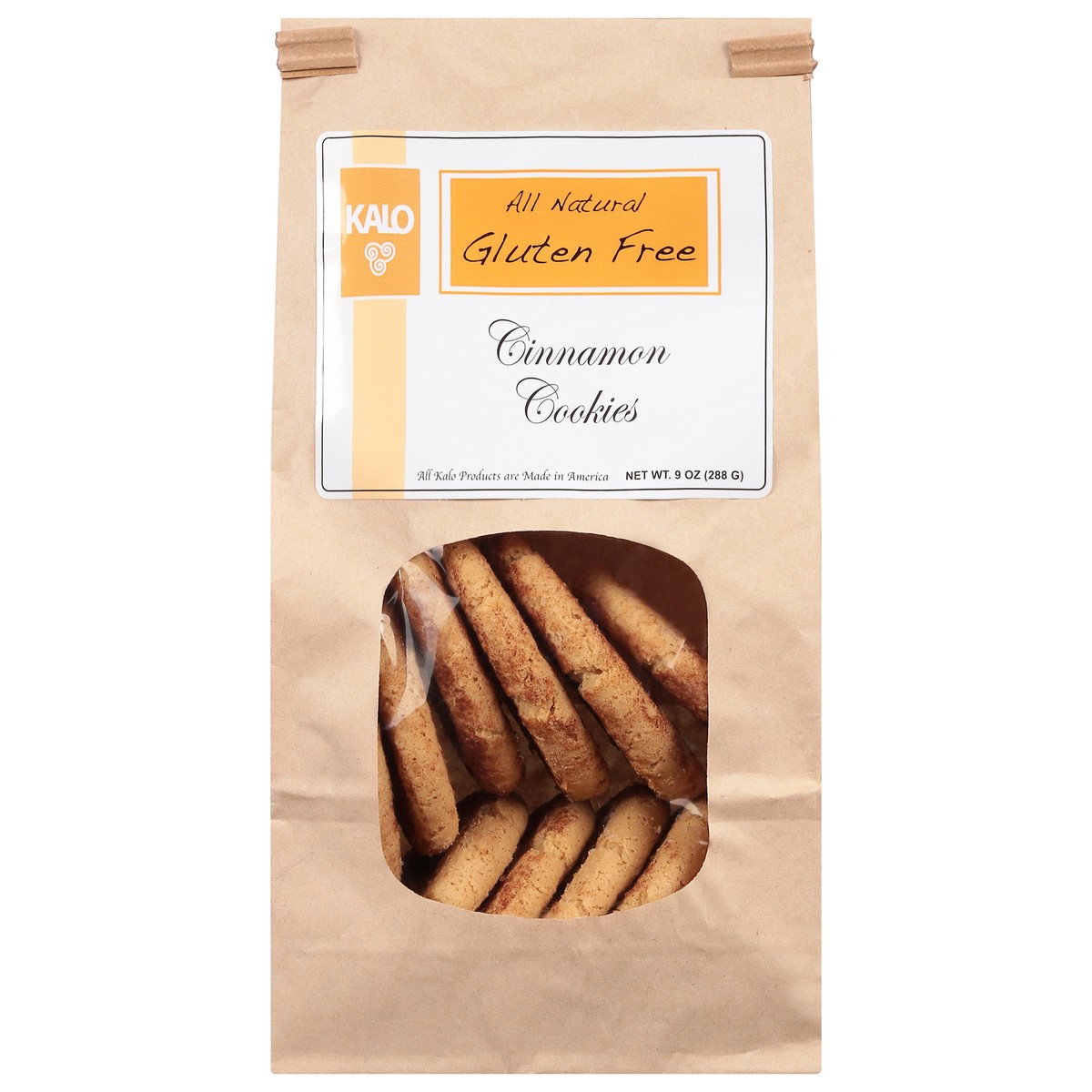 slide 1 of 9, Kalo Gluten Free Cinnamon Cookies 9 oz, 1 ct