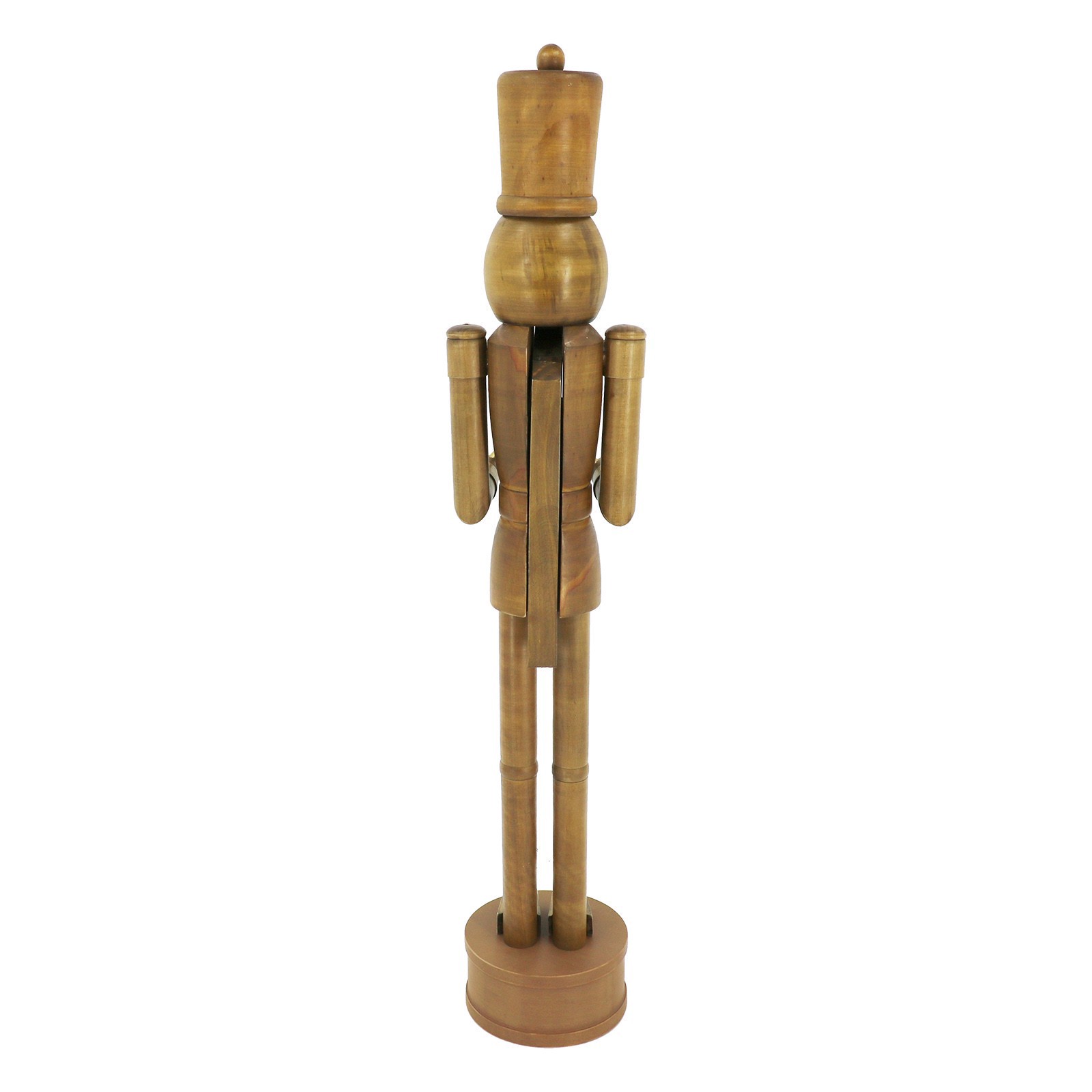 slide 2 of 5, 32" Wood Nutcracker With Drums By Ashland, 6.25 in x 6.25 in x 32 in