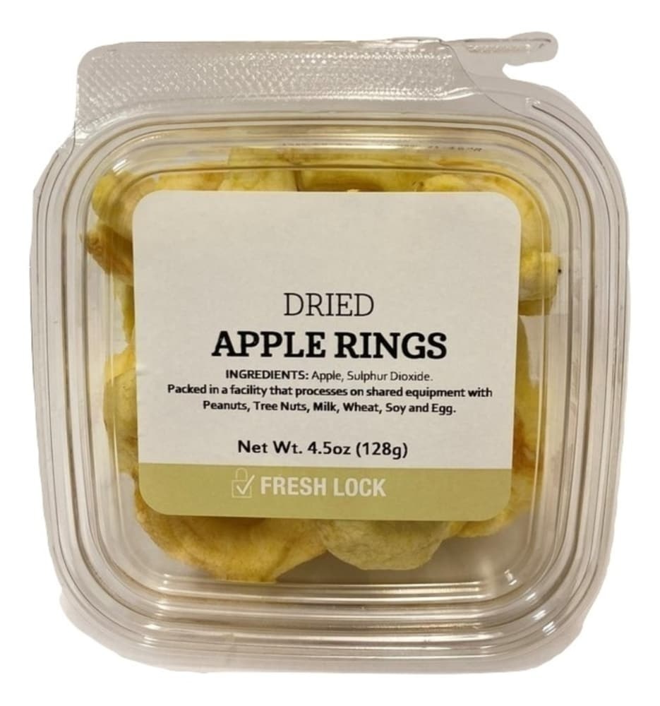 slide 1 of 1, Torn & Glasser Torn Glasser Dried Apple Rings, 4.5 oz